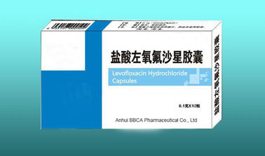 Hydrochloride Viên nang Levofloxacin Dược phẩm Lớp Trắng hoặc Ánh sáng Vàng
